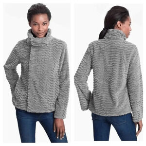 Patagonia Pelage Sweater Jacket Womens Size S Gray Zip Up Asymmetric Outdoor